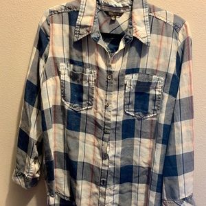 Peyton Jensen Plaid Buttondown